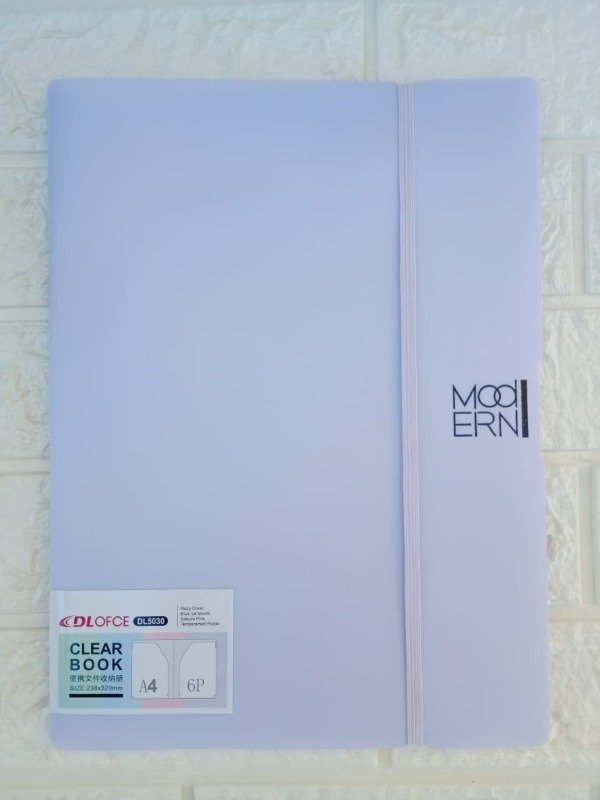 Producto - Carpeta con Divisiones Lila Pastel