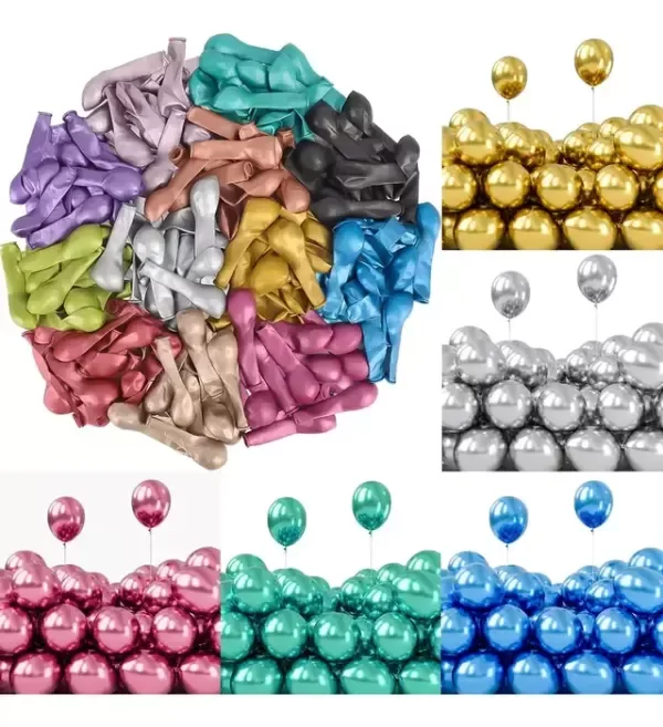 Producto - GLOBO CHROME 5" 1 X UN. (ELEGIR COLOR)