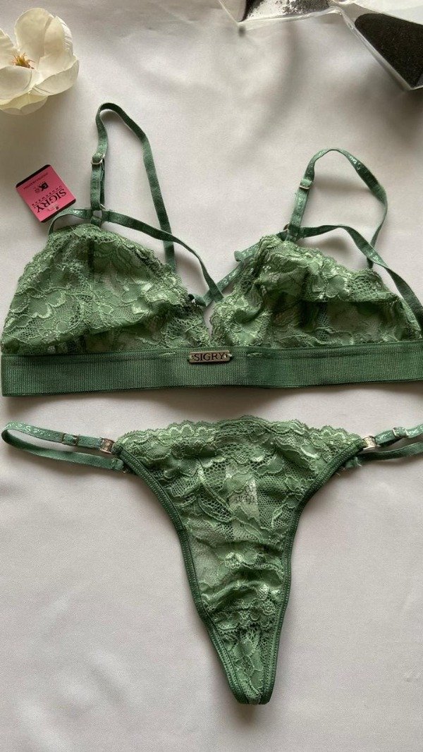 Producto - Conjunto Encaje sin Push up