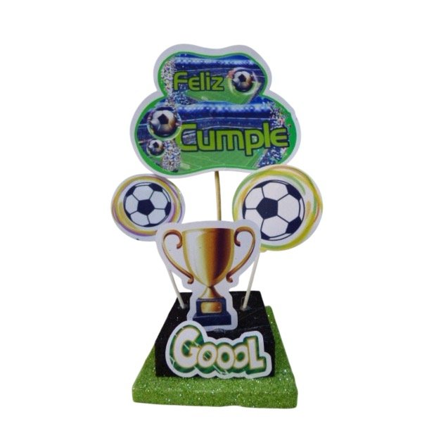 Producto - Adorno Torta Telgopor Futbol