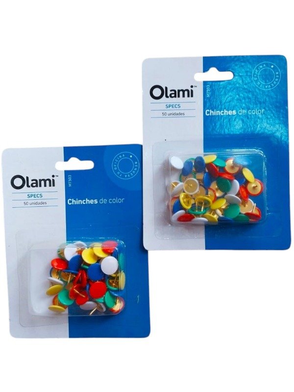 Producto - CHINCHES DE COLOR CHATAS X 50UD.