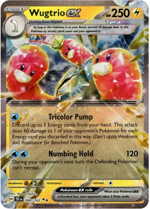Producto - Wugtrio ex - 060/162 - Temporal Forces - Holo