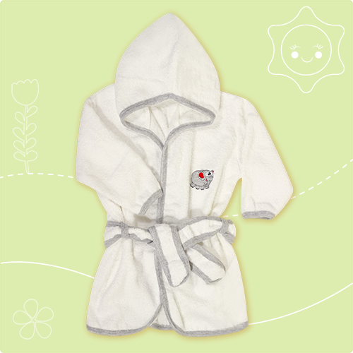 Producto - Bata para bebe bordado 5001