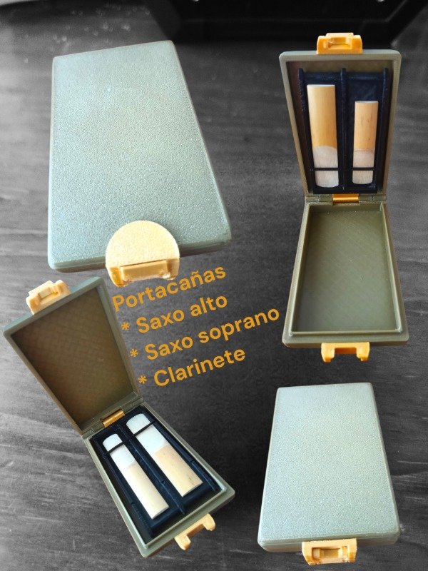 Producto - Porta cañas para clarinete y/o saxo soprano ó alto