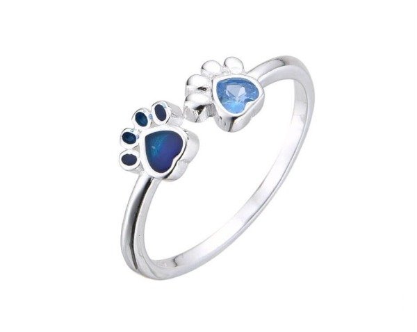 Producto - Anillo Huellitas plata 925