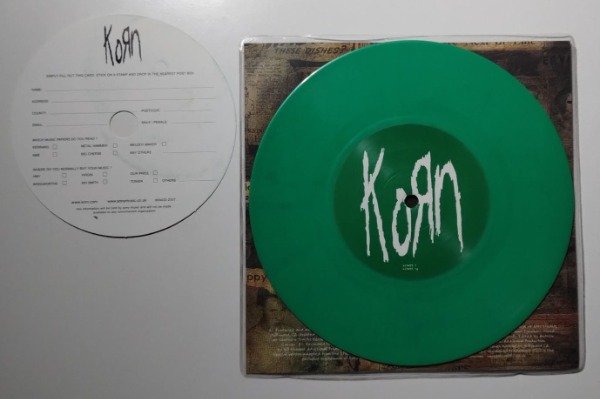 Producto - KORN Make Me Bad Disco Simple 7 VERDE UK 2000 Ltd Completo - 2
