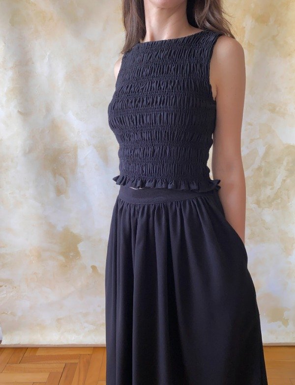 Producto - Top Menta negro