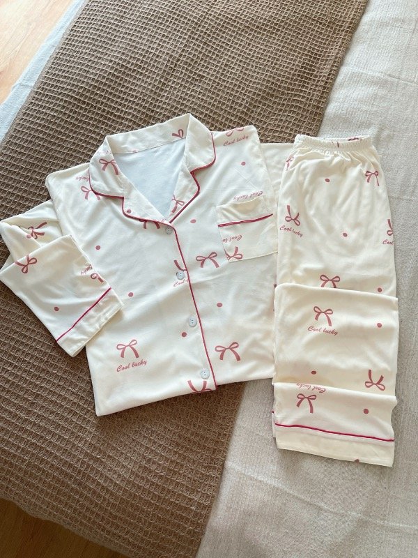 Producto - Set pijama camisero cute