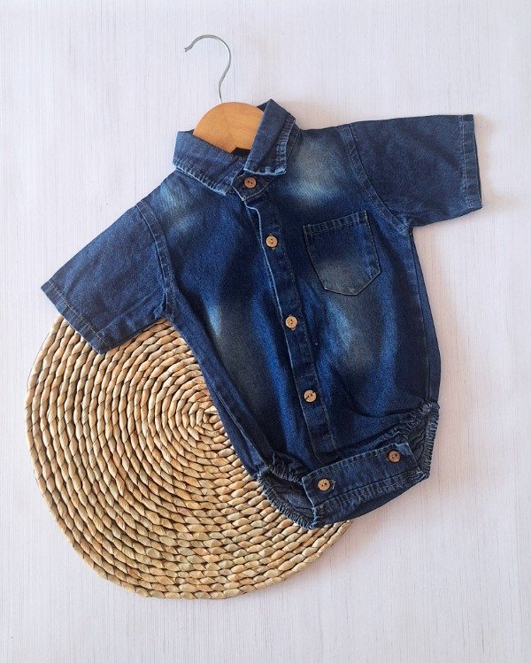 Producto - Body Jean Camisa Azul Marino