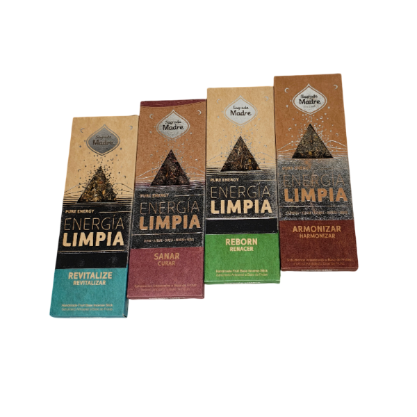 Producto - Sahumerios Línea Energía Limpia 4un - SAGRADA MADRE