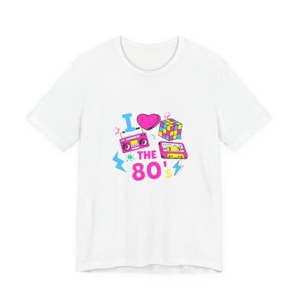 Producto - Remera Unisex Retro "I love the 80s"