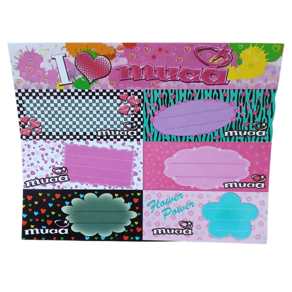 Producto - Etiquetas Muaa