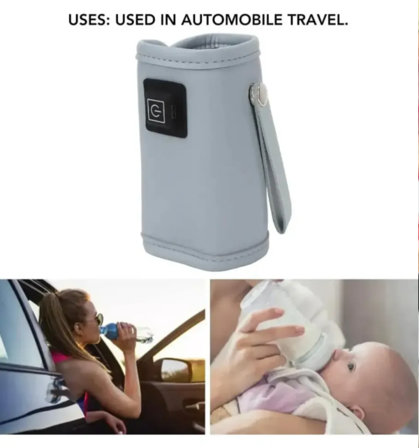 Producto - Calentador De Mamadera Bebe Funda Usb Portátil De Viaje - 1