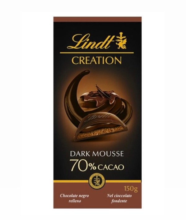 Producto - LINDT CREATION Chocolate negro cacao relleno de mousse de chocolate tableta 150g