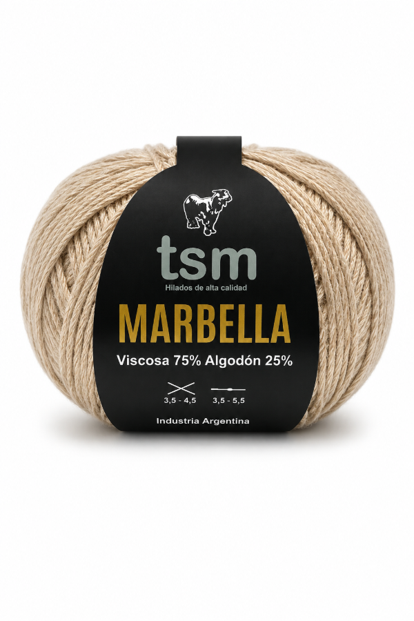 Producto - HILADO MARBELLA x 100 GRS - 15 BEIGE - 0