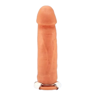Producto - Prótesis Peneana Hueca Super Grande con Arnes 20 x5 cm Cod A25-07