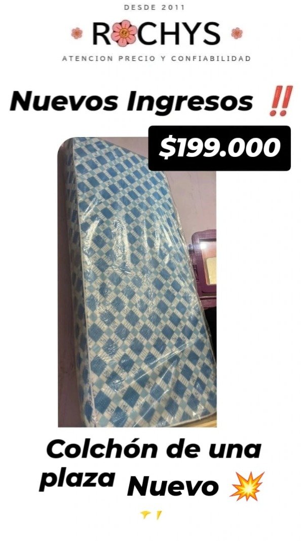 Producto - COLCHON DE UNA PLAZA NUEVO