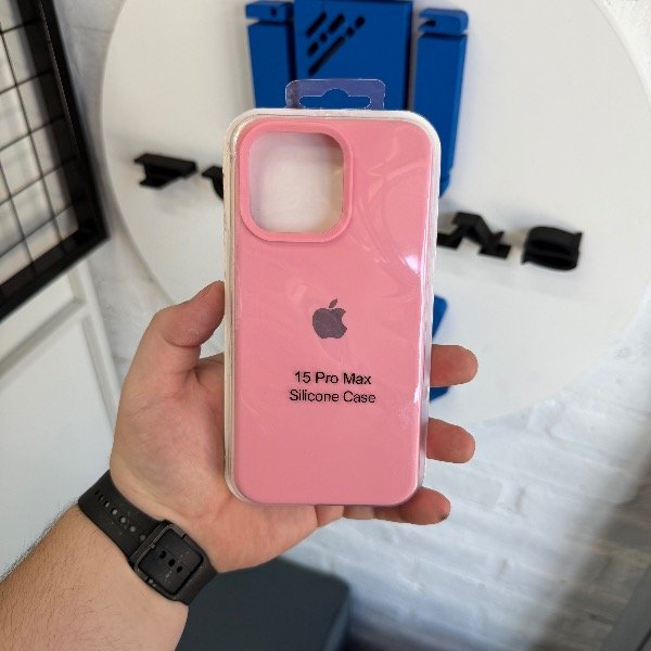 Producto - Silicone Case Rosa - iPhone 15 Pro Max