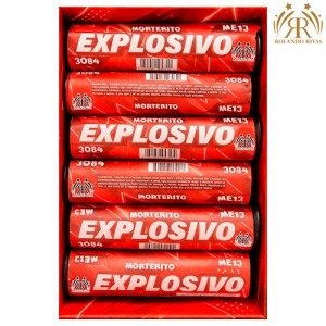 Producto - MORTERITO EXPLOSIVO ROJO - 6 UNI