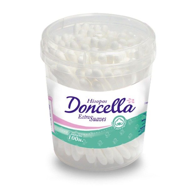 Producto - Hisopos extra suaves Doncella x100u