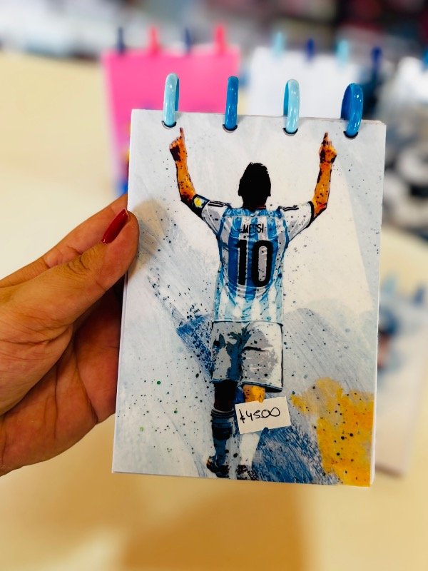 Producto - Anotadores discos A6 hojas lisas