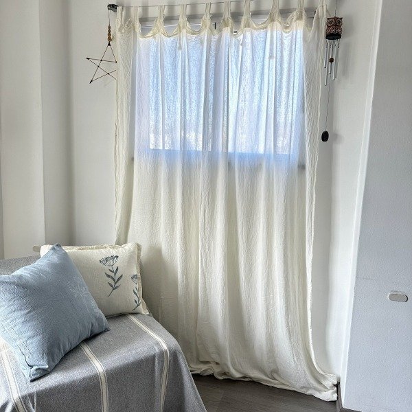 Producto - Cortinas de gasa arrugada - 0