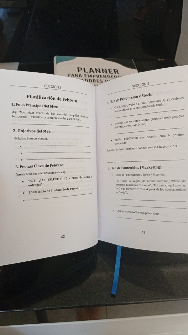 Producto - Planner emprendedor en PDF