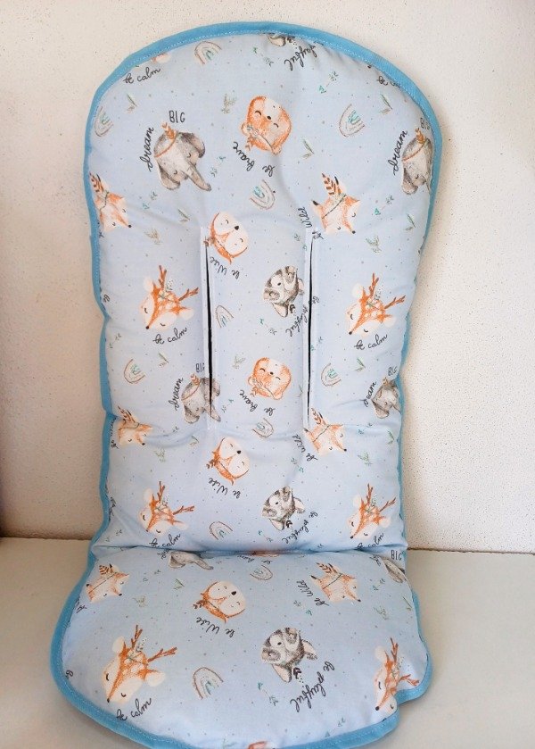 Producto - Colchon de coche zorritos celeste