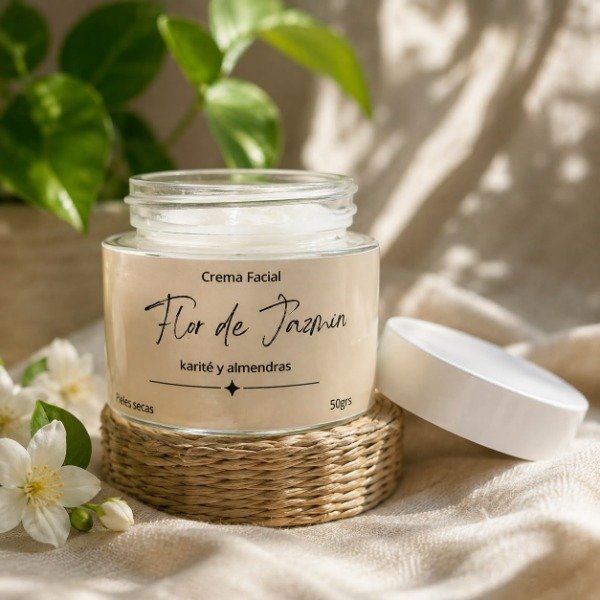 Producto - Crema Facial Flor de Jazmin (piel seca) - 0