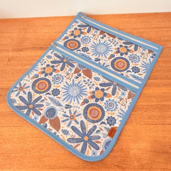 Producto - ORGANIZADOR PILAR Floral Azul
