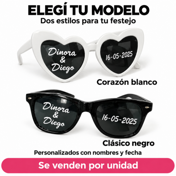 Producto - Lentes personalizados para fiestas y eventos - 1