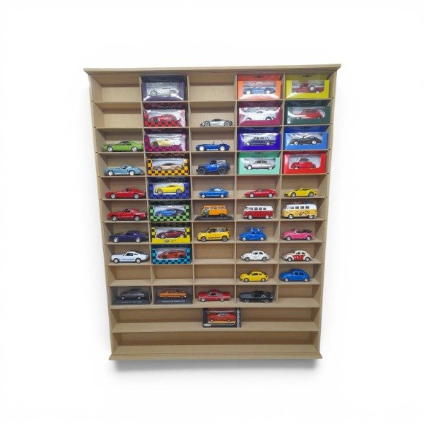 Producto - Repisa 1:43 50 autos con estantes - 0