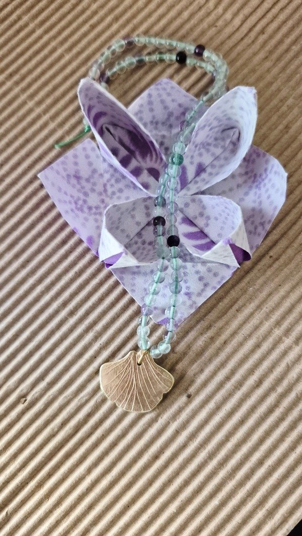 Producto - Collar Ginkgo Fluorita