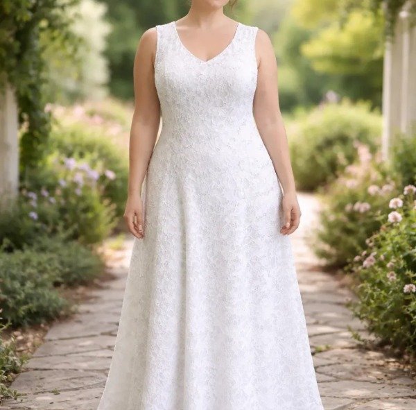 Producto - Vestido Largo evace de encaje Estiliza - 1