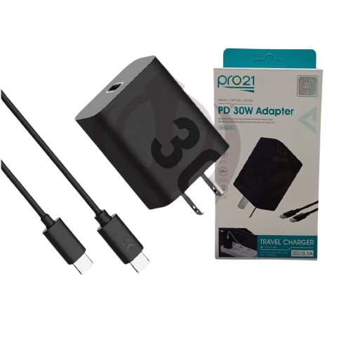 Producto - Cargador de 30w con Cable C a C pro21