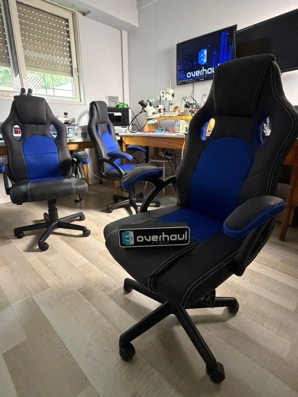 Producto - Silla Gamer Azul y Negro