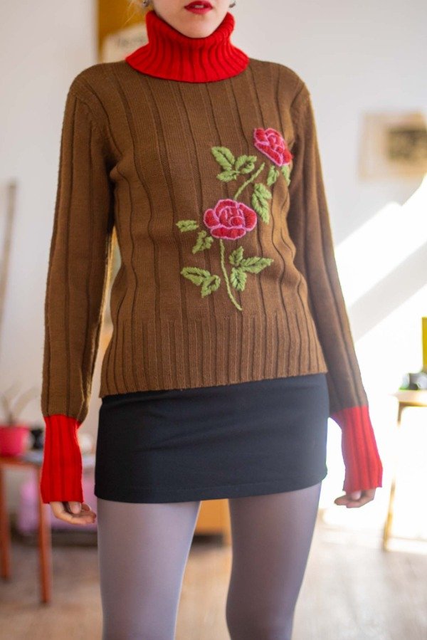 Producto - Sueter Polera Roses Talle:M- - 0