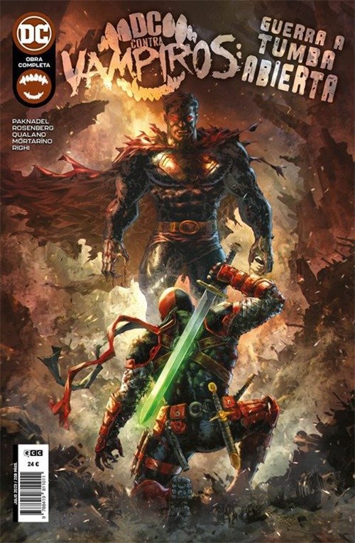 Producto - Dc Contra Vampiros - Guerra a Tumba Abierta - ECC