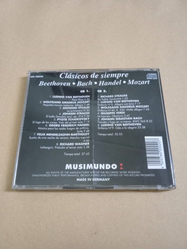 Producto - Clásicos de siempre - Beethoven Bach Handel Verdi - Musimundo s/f - 1