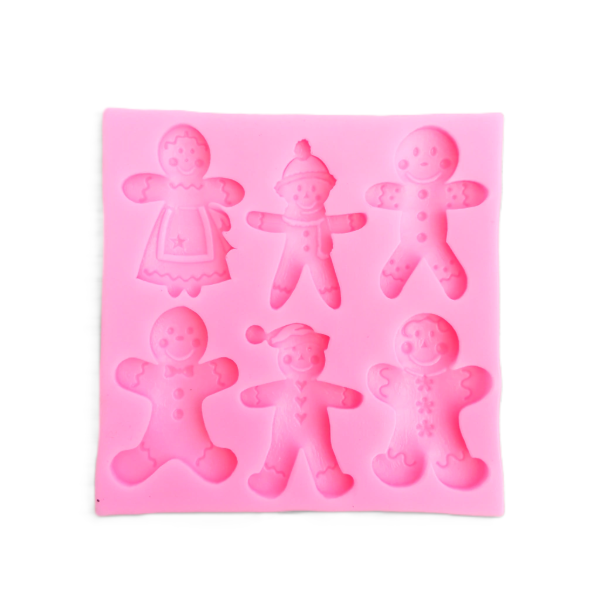 Producto - Molde de Silicona Galleta de Jengibre Figura Navidad