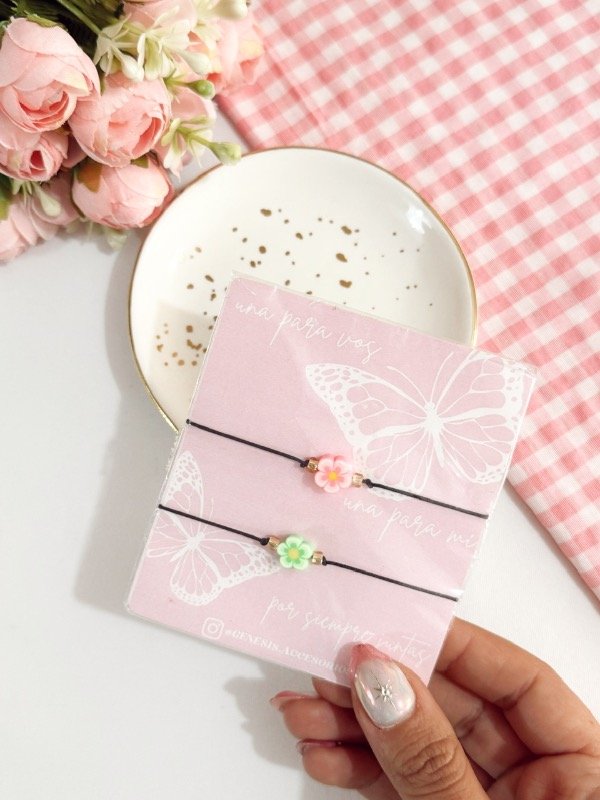 Producto - Pulseras Florcita Fimo Mix