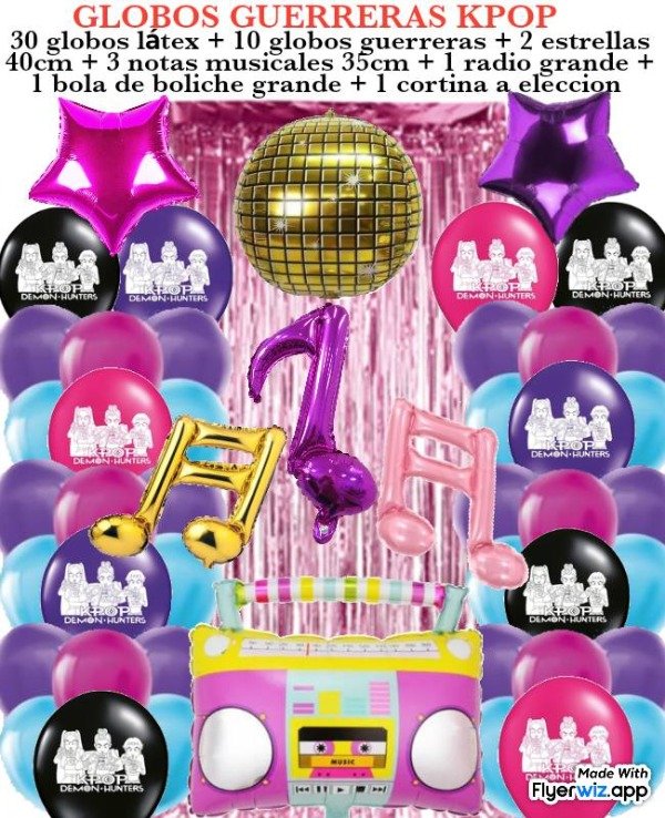 Producto - Promo globo guerreras kpop