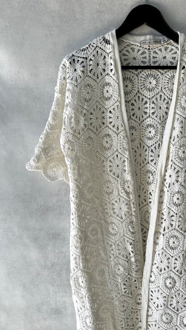 Producto - Kimono tejido crochet Portsaid - 2