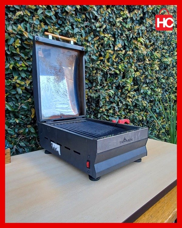 Producto - Parrilla eléctrica portátil  Tromen Angus E360 con tapa de acero inoxidable - 5