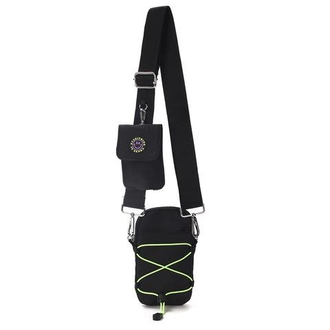 Producto - CARTERA BANDOLERA PORTACELULAR SMILE NEGRA 17.5X9CM SKORA