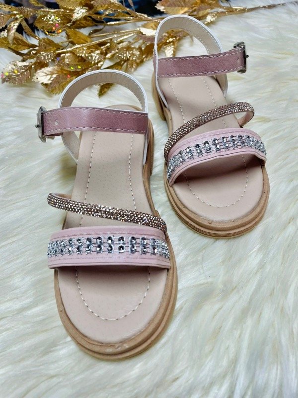 Producto - SANDALIAS TIRA BRILLO ROSA