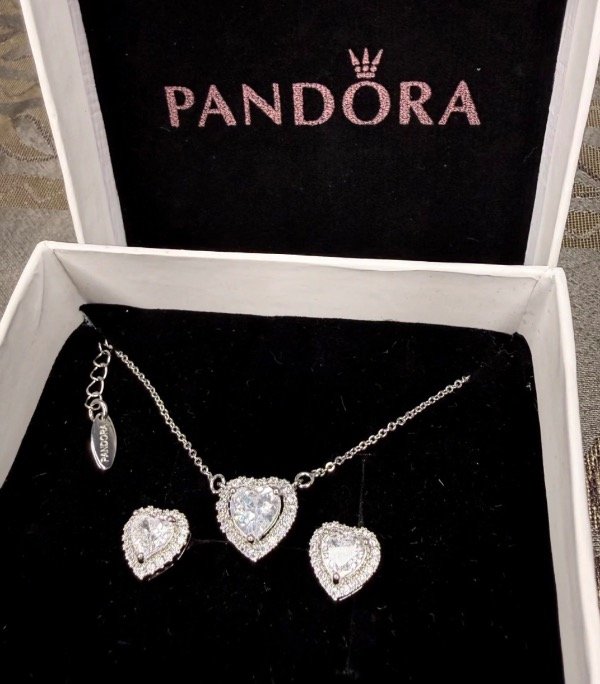 Producto - Conjunto Pandora Cristal-Plata S925