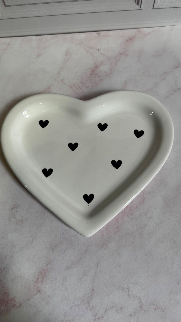 Producto - Plato corazon - CORAZON NEGRO