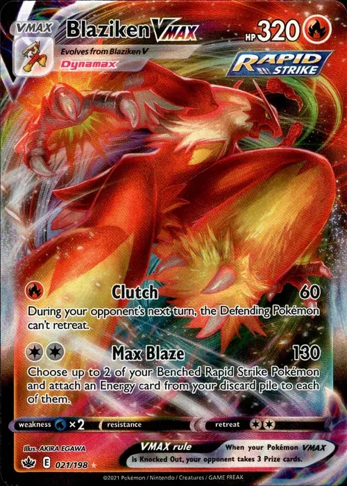 Producto - Blaziken VMAX - 021/198 - Chilling Reign - Holo