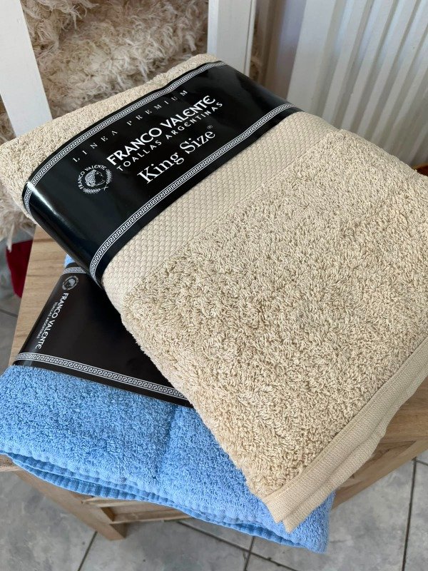 Producto - Set de toalla y toallón King Size 580 gramos Franco Valente
